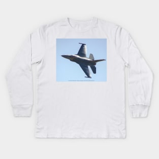 F-16 Viper Fast-Pass With Vapor Kids Long Sleeve T-Shirt